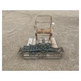 Cast Iron Chair, Bench Arms And Back