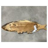 Fish And Pig Spalded Maple Charcuterie Boards