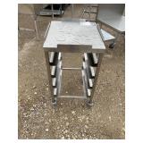 Stainless Commercial Mobile Trey Rack
