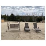 Lawn Swing And Chairs