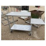 Stainless Commercial Mobile Worktable