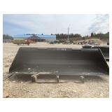 84" Skid Steer Rock Bucket Attachment