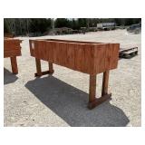 20" x 65" Raised Cedar Garden Bed