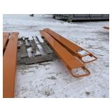 8' Skidsteer Pallet Fork Extensions
