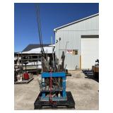 Steel Rack With Assorted Steel And Rod