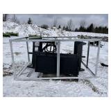 Hydraulic Bale Squeezer Skidsteer Attachment