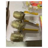 2 1/2' Brass Valves