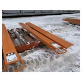 8' Skidsteer Pallet Fork Extensions