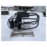 Skid Steer Bale Squeezer Attachment