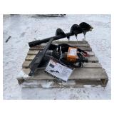 Skidsteer Mini Auger Drive And Bit Attachment