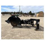 Hydraulic Stump Grinder Skid Steer Attachment