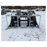 Skid Steer Rock Grapple Bucket Attachment