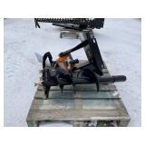Skidsteer Mini Auger Drive And Bit Attachment