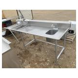 Stainless Dishwashing Table