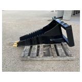 Skid Steer Root Bucket Attachment