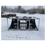 Skid Steer Rock Grapple Bucket Attachment