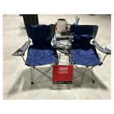 Camp Chairs, Camp Grill And Coleman Tent Kit