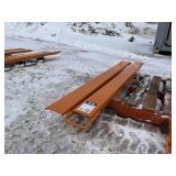 8' Skidsteer Pallet Fork Extensions