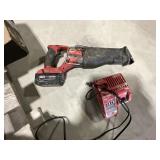 Milwaukee Sawzall And Battery Charger