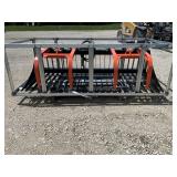 80' Skid Steer Rock Grapple Bucket