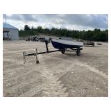 12' Aluminum Boat, Motor And Trailer
