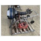 Mercury 7.5hp Boat Motor On Stand