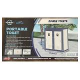 Bastone Portable Restroom 2 Private Toilet Stalls