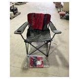 Camping Chair and Campfire Grill