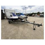 Steel Double Seadoo Trailer And Seadoos