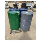 45 Gallon Metal Barrels