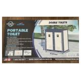 Bastone Portable Restroom 2 Private Toilet Stalls