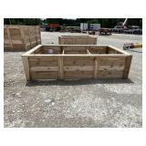 72' x 42' Western Red Cedar Planter Box