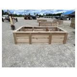 72' x 42' Western Red Cedar Planter Box