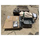 Canvas Tent With Wood Stove And Accessories