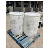 45 Gallon Plastic Barrels