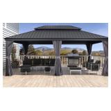 Purple Leaf 14' x 20' Gazebo