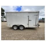 2017 Atlas 14' x 7' Enclosed Trailer