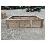 72' x 42' Western Red Cedar Planter Box