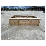 72' x 42' Western Red Cedar Planter Box