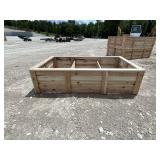 72' x 42' Western Red Cedar Planter Box