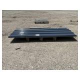 86.5' x 35.5' Grey Metal Roofing Panels