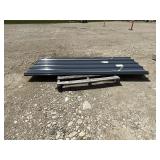 86.5' x 35.5' Grey Metal Roofing Panels