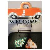 METAL YARD WELCOME SIGN 10x16