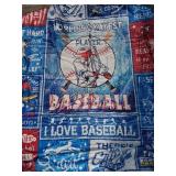 BASEBALL THROW BLANKET