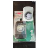 2 MANUAL OUTDOOR TIMERS