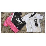 2 CHEF T-SHIRTS, MED, XL