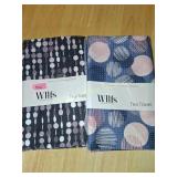 2 CT MICROFIBER TEA TOWELS