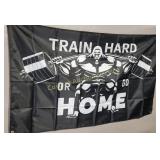 TRAIN HARD OR GO HOME BANNER 3X6