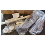 GREY DOORWAY CURTAIN 39X79