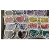 8PC HEART SHAPED PARTY GLASSES